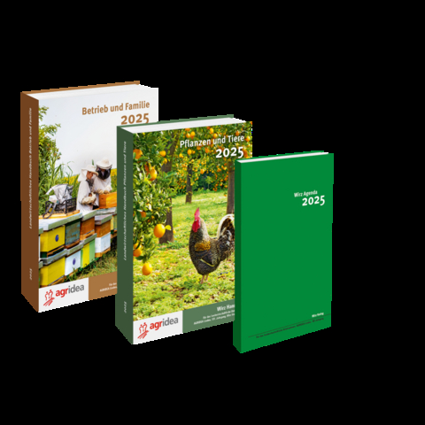 Wirz 2025 / Wirz Set, bestehend aus beiden Handbüchern und Agenda