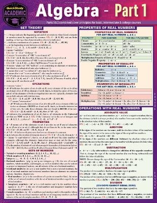 Algebra part 1 - S B Kizlik