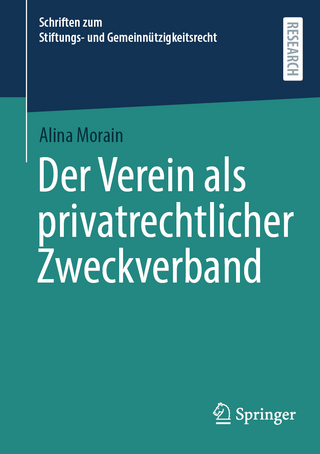 Der Verein als privatrechtlicher Zweckverband