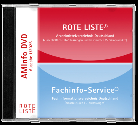 ROTE LISTE&reg; 1/2025 AMInfo-DVD - ROTE LISTE&reg;/FachInfo - Einzelausgabe