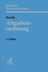 Abgabenordnung - Koenig, Ulrich