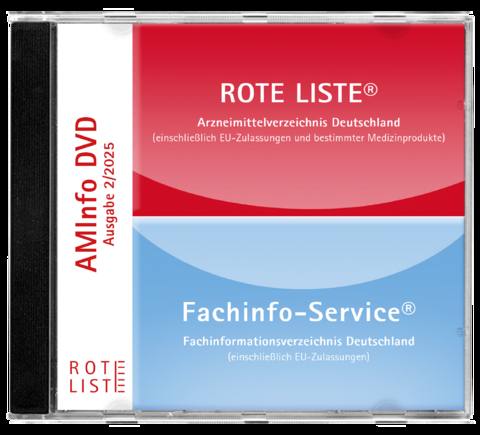 ROTE LISTE&reg; 2/2025 AMInfo-DVD - ROTE LISTE&reg;/FachInfo - Abo (4 Ausgaben pro Jahr)