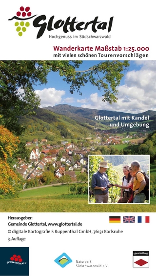 Wanderkarte Glottertal mit Kandel und Umgebung