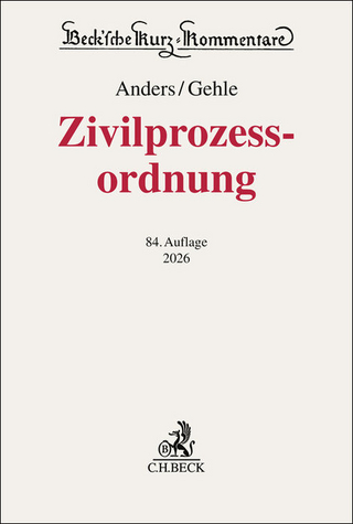 Zivilprozessordnung: ZPO