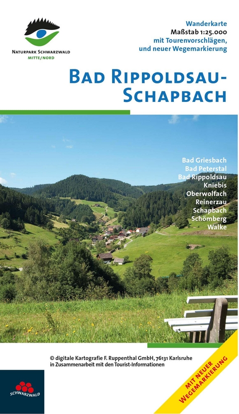 Wanderkarte Bad Rippoldsau-Schapbach