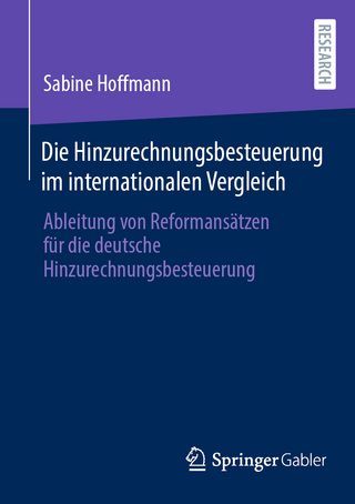 Die Hinzurechnungsbesteuerung im internationalen Vergleich