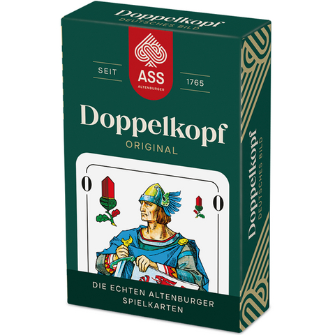 ASS Doppelkopf, deutsches Bild in Faltschachtel (FSC zertifiziert) -  ASS - Spielkartenfabrik Altenburg GmbH