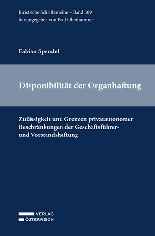 Disponibilität der Organhaftung