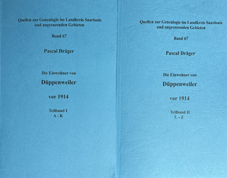 Die Einwohner von Düppenweiler vor 1914