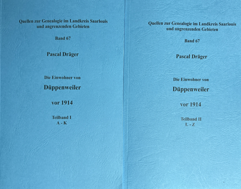 Die Einwohner von D&uuml;ppenweiler vor 1914 - Pascal Dr&auml;ger