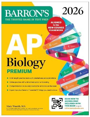 AP Biology Premium, 2026: Prep Book with 6 Practice Tests + Comprehensive Review + Online Practice