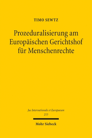 Prozeduralisierung am Europäischen Gerichtshof für Menschenrechte