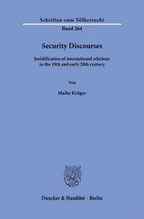 Security Discourses - Maike Kr&uuml;ger