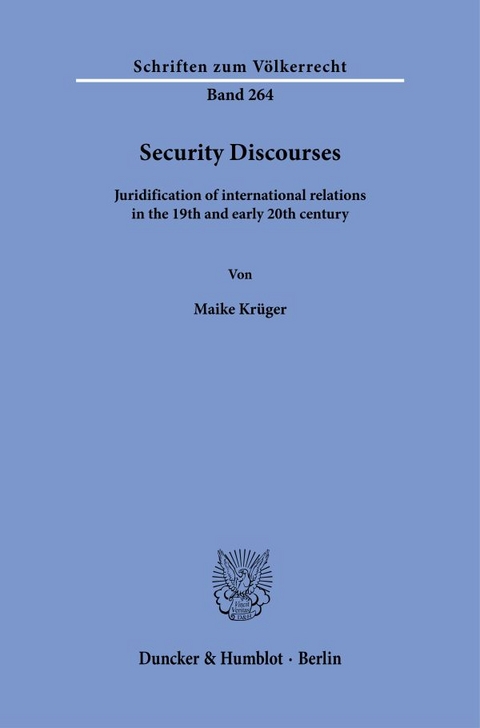 Security Discourses - Maike Kr&uuml;ger