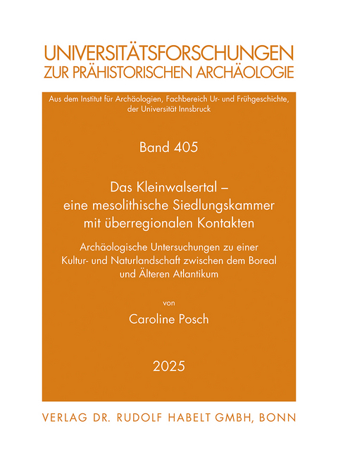 Das Kleinwalsertal – eine mesolithische Siedlungskammer mit überregionalen Kontakten - Caroline Posch