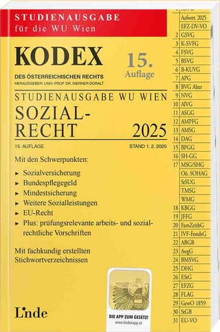 KODEX Studienausgabe Sozialrecht WU 2025