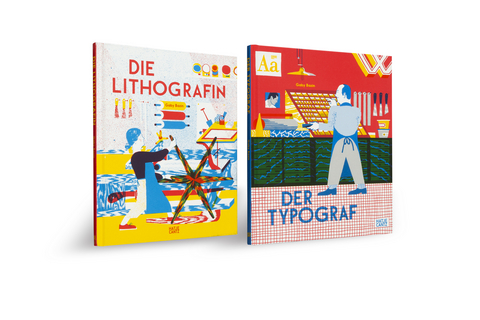 Die Lithografin & Der Typograf - SET - Gaby Bazin