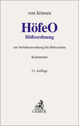 Höfeordnung. HöfeO - Lange, Rudolf; Wulff, Hans; Jeinsen, Ulrich von