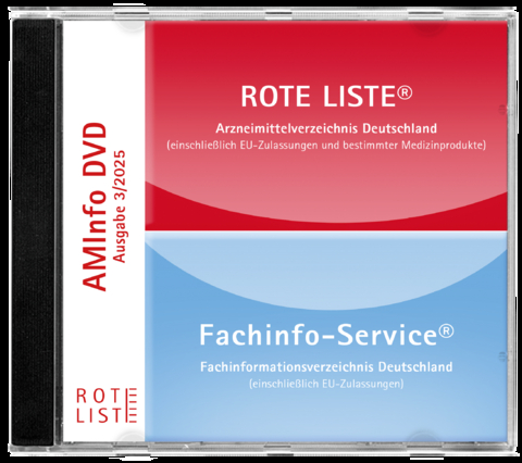 ROTE LISTE&reg; 3/2025 AMInfo-DVD - ROTE LISTE&reg;/FachInfo - Abo (4 Ausgaben pro Jahr)
