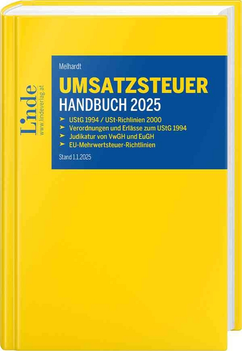 Umsatzsteuer-Handbuch 2025 - Stefan Melhardt