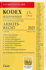 KODEX Studienausgabe Arbeitsrecht 2025 - Doralt, Werner