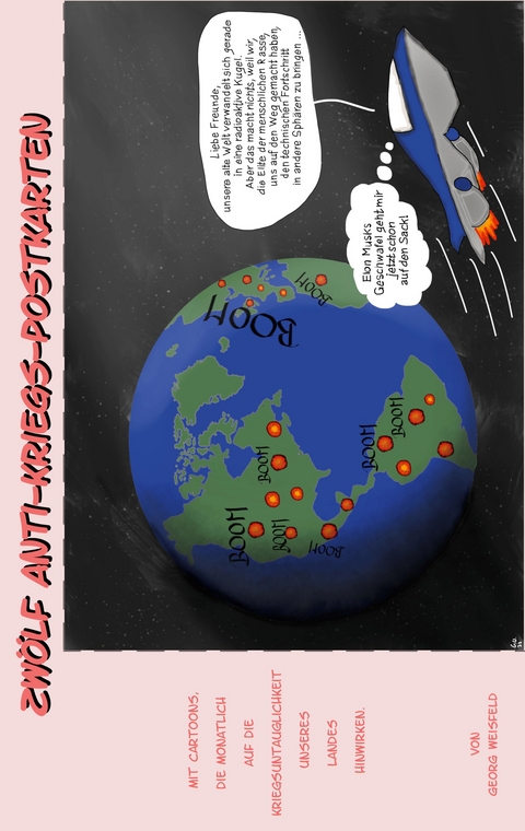 12 Anti-Kriegs-Postkarten - Georg Weisfeld
