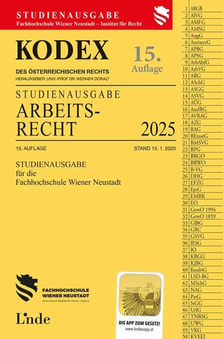 KODEX Studienausgabe Arbeitsrecht FH Wr. Neustadt 2025