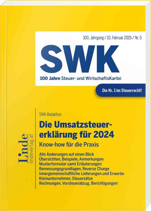 Die Steuererkl&auml;rungen f&uuml;r 2024 | Band 2 - Stefan Menhofer