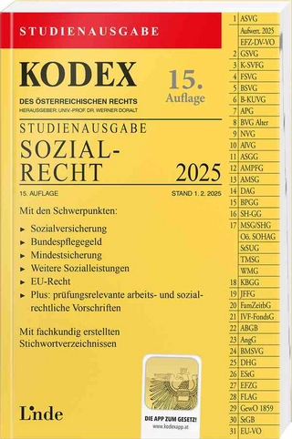 KODEX Studienausgabe Sozialrecht 2025