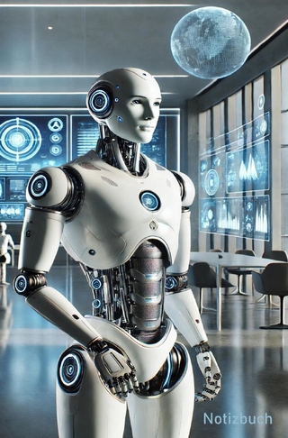 Notizbuch Roboter