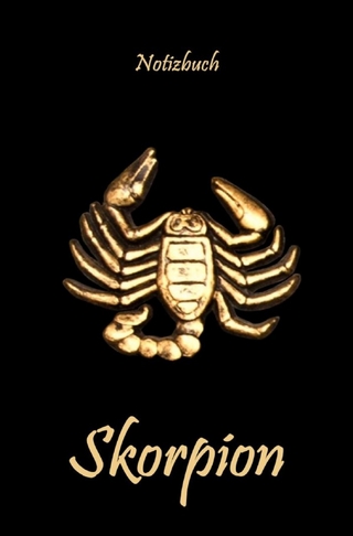 Notizbuch Skorpion Sternzeichen