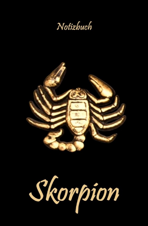 Notizbuch Skorpion Sternzeichen - Elizabeth Potter