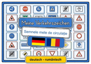 Meine Verkehrszeichen deutsch - rumänisch