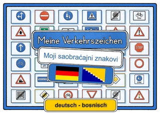 Meine Verkehrszeichen deutsch - bosnisch