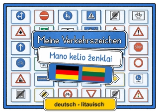 Meine Verkehrszeichen deutsch - litauisch