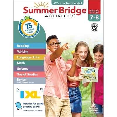 Summer Bridge Activities, Grades 7 - 8 -  Summer Bridge Activities