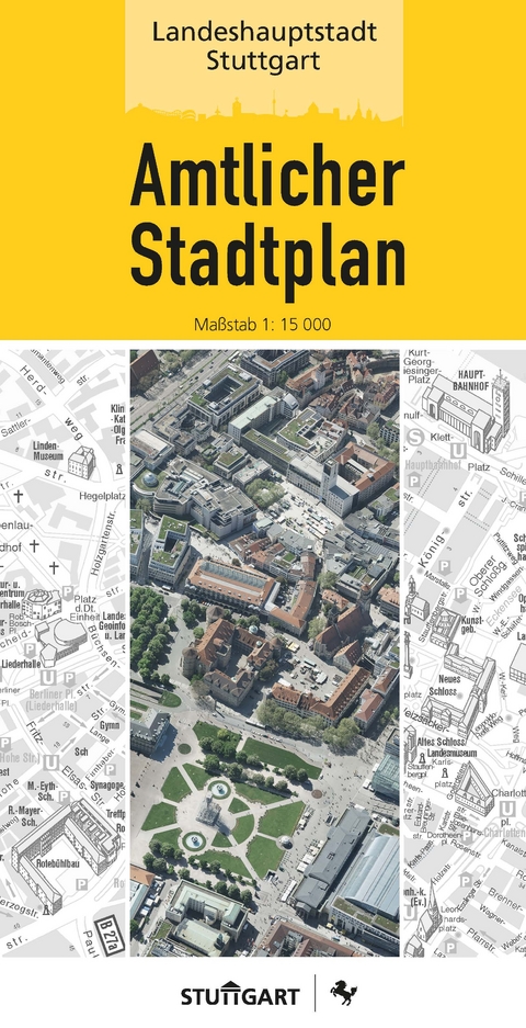 Amtlicher Stadtplan Stuttgart 2024 - Stephan K&ouml;niger