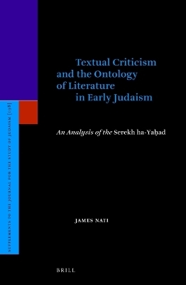 Textual Criticism and the Ontology of Literature in Early Judaism
