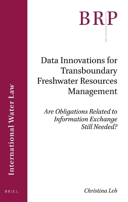 Data Innovations for Transboundary Freshwater Resources Management - Christina Leb