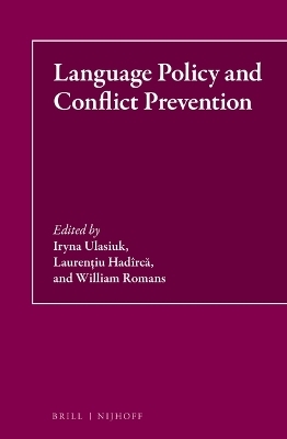 Language Policy and Conflict Prevention - 