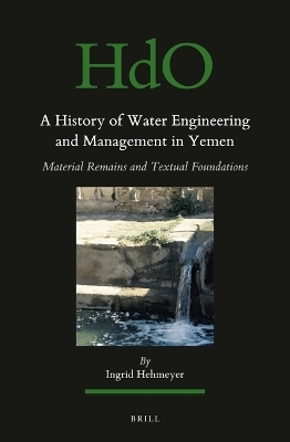 A History of Water Engineering and Management in Yemen - Ingrid Hehmeyer