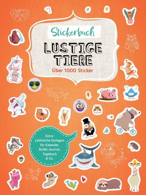 Stickerbuch Lustige Tiere I &Uuml;ber 1000 Sticker