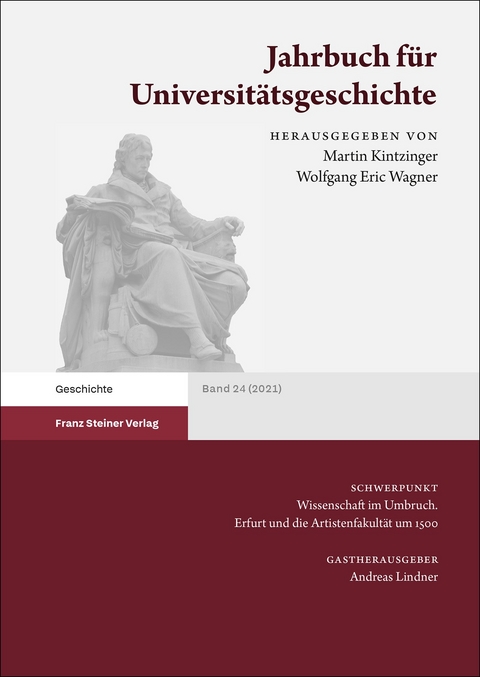 Jahrbuch f&uuml;r Universit&auml;tsgeschichte 24 (2021) - 