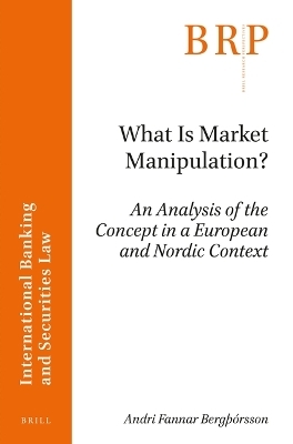 What is Market Manipulation? - Andri Fannar Berg&thorn;&oacute;rsson