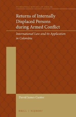 Returns of Internally Displaced Persons during Armed Conflict - David James Cantor