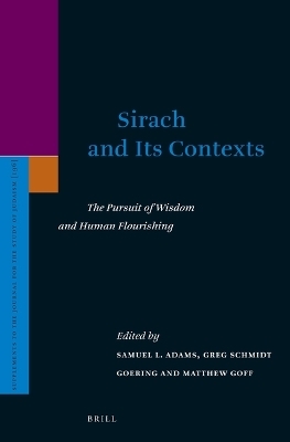 Sirach and Its Contexts - 