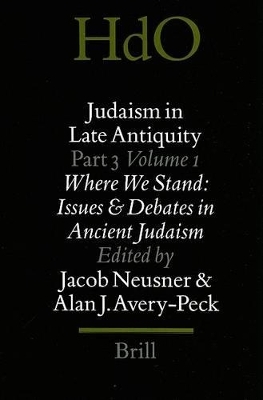 Judaism in Late Antiquity 3. Where we Stand: Issues and Debates in Ancient Judaism - 