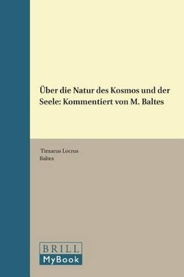 Über die Natur des Kosmos und der Seele -  Timaeus Locrus