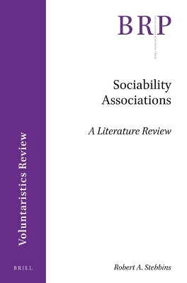Sociability Associations - Robert Stebbins