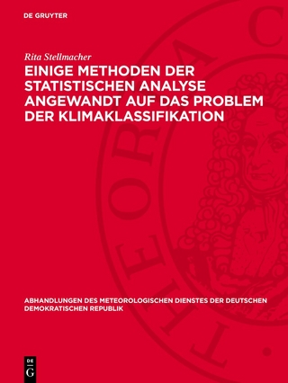 Einige Methoden der statistischen Analyse angewandt auf das Problem der Klimaklassifikation